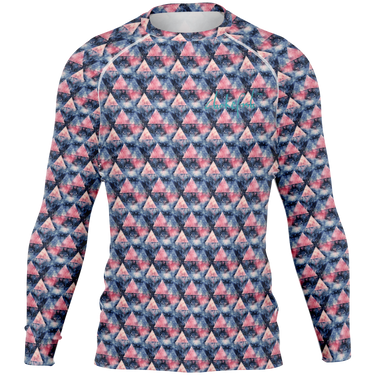 Chokefish™ Long Sleeve Rashguard Acid-Wash Men's Shirt-008